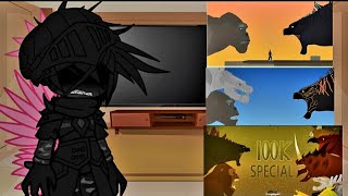 🇧🇷🇺🇲Kaijus react Godzilla vs Kong but We Need Kong [upl. by Claire]