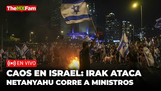 CAOS EN ISRAEL IRAK ATACA BURLA SUS DEFENSAS Y NETANYAHU CORRE A SU MINISTRO DE DEFENSA  TheMXFam [upl. by Pich]