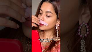 Waxing my face using VEET wax strips ✨ wax waxing facewaxing shorts [upl. by Anen]