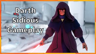 Darth Sidious Gameplay Star Wars Battlefront 2 [upl. by Leonidas]