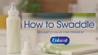 How to Swaddle a Baby Step By Step  Benefits of Swaddling  Enfamil A Canada [upl. by Ssor162]