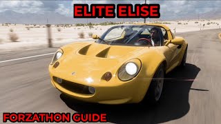 Forza Horizon 5  Forzathon Guide  Elite Elise  Beat a Rivals Ghost [upl. by Fabozzi878]