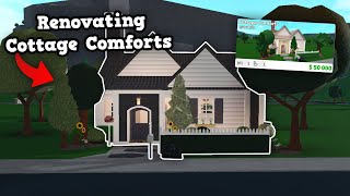 I Renovated Itsakeilas Cottage Comforts Prebuilt House in Bloxburg [upl. by Leona]