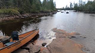 Portage  Kelly Lake to Peterson Lake in the BWCA [upl. by Eneirda]