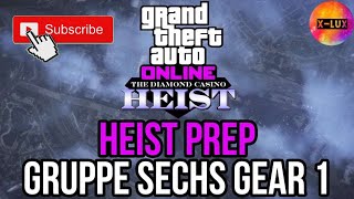 How to unlock the gruppe sechs gear  GTA ONLINE diamond Casino Heist The Big Con approach [upl. by Gertrudis]