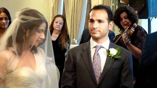 Jewish bride circles her groom seven times [upl. by Sorodoeht]