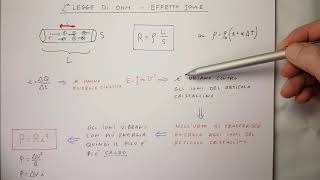 Seconda legge di Ohm ed Effetto Joule [upl. by Enneicul]