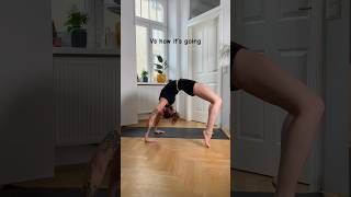 Wheel pose practice 🤯🔥 [upl. by Karen676]