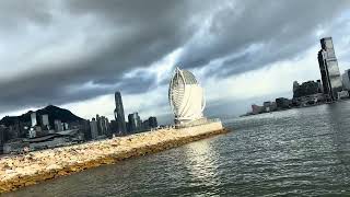 Victoria Harbour at Hong Kong 07132024 Saturday morning [upl. by Elwina286]