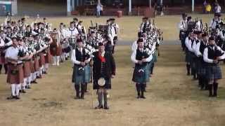 Bonnie Dundee Massed Bands 400 Pipers and Drummers [upl. by Lirpa942]