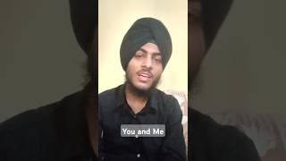 Shubh  You and Me by Anmol Kamboj  punjabi song shorts [upl. by Nnylf375]