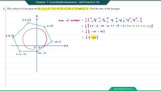 Add Math Form 4  Chapter 7  Coordinate Geometry  Self Practice 78 [upl. by Wurster]