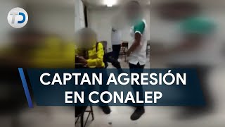 Captan ataque de un estudiante a otro en un Conalep [upl. by Vogeley]