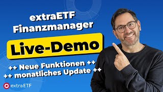 LiveDemo extraETF Finanzmanager  PortfolioTracker für Profis  extraETF [upl. by Huntley]