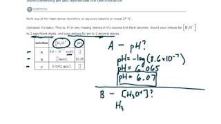 ALEKS  Interconverting pH and hydronium ion concentration  Example 1 [upl. by Airetahs219]