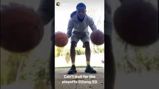 Japhet Tanganga shows his Basketball Skills 🏀  Eric Dier Instagram Storie  170521 HD [upl. by Ande]