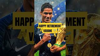 Raphael Varane Retires from Football🥺😇 [upl. by Hoxsie]