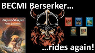 BECMI Berserker rides again  running games in 2024 [upl. by Ramon]