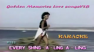 KARAOKE英文金曲一起唱之Golden Memories Love songs V2B 有人聲及歌詞字幕 English HIT SONGS with Lyrics Subtitle [upl. by Luke]