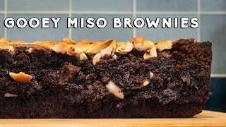 Gooey Miso Brownies [upl. by Ytrebil]