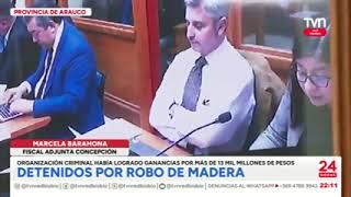 TVN  Detenidos por robo de madera [upl. by Kimmi]