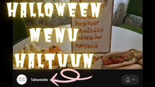 Nappaa alle 30 € halloween menu käyttöön [upl. by Osy506]