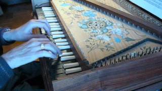 VivaldiBach Concerto in A minor for Organ arr by Ryan Layne Whitney on replica 1677 Epinette [upl. by Troth]