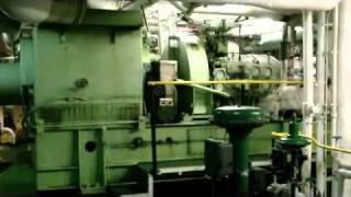 Steam turbine ship engine room tour part 2 [upl. by Bailey]