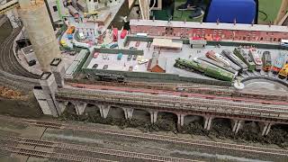 Model Railway Exhibition  Duptune Wharf  Guildford  Surrey [upl. by Ehling]