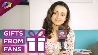 Sanaya Irani receives gifts from her fans Part 3 [upl. by Kimberlyn635]