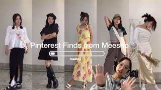 I found Pinterest Tops Dresses bottoms All from Meesho⚡️✨Honest ReviewsAll under budget💸 [upl. by Rourke644]