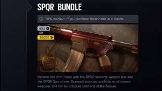 BRAND NEW SPQR Bundle  Operation Para Bellum  Rainbow Six Siege [upl. by Ynnot41]