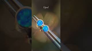 Blue opal earrings are a stunning addition to any jewelry collection [upl. by Enimsay]