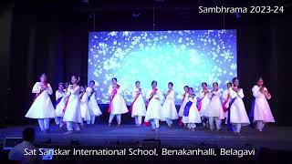 Taal Se Taal Mila Sat Sanskar International School Benakanhalli Belagavi [upl. by Nwahsyar]