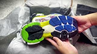 2024 Christmas Gift Real VS Fake Balenciaga Runner Sneakers unboxing checking [upl. by Kurtzig]