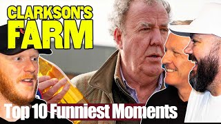 Top 10 Funniest Moments on Clarksons Farm REACTION  OFFICE BLOKES REACT [upl. by Viehmann]