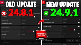 AMD Software Adrenalin Edition 2491  AMD 2491 New update  AMD Adrenalin 2024 Best Settings [upl. by Ntisuj156]