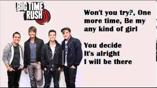 Any Kind Of Guy  Big Time Rush Lyrics [upl. by Sherline]