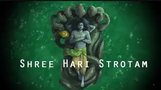 Shri Hari Stotram  Meaning in Hindi [upl. by Ydne]