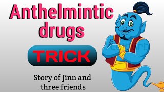 Trick for Anthelmintic drugs  Antihelmintic drugs mnemonics  Pharmacology classification tricks [upl. by Odnumde983]