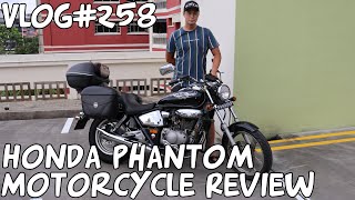 Vlog258 Honda Phantom TA200 Motorcycle Review Singapore [upl. by Alejandrina]