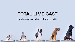 UPETS Total Limb Cast – Stress Free Veterinary Casting [upl. by Warde]