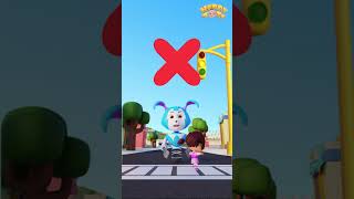 Learn Traffic Signs with Rabbi  Traffic Rules  Happy Tots shorts shortfeeds shortvideo [upl. by Amalea]