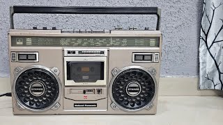 National Panasonic RX  5230 amp 4band radio stereo cassette recorder 919023321435 [upl. by Nywled797]