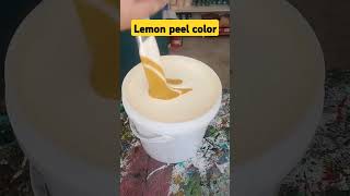 HOW TO MAKE LEMON PEEL COLOR lemonpeelcolor color paintmixing shortvideos [upl. by Eillime]