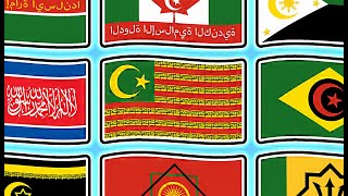 Flag Animation but All Countries are Islamic ☪︎ [upl. by Hurff251]