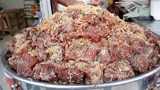 Rice with Meat Delicious Pulao  Peshawar Khyber Bazar Pulao  Peshawar Street Food [upl. by Anikes183]