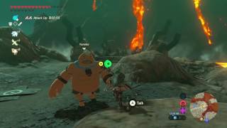 Breath of the Wild How to get to Divine Beast Vah Rudania Main Quest [upl. by Favien]