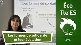 Économie  Terminale  BAC  Les formes de solidarité et leur évolution [upl. by Emarie]