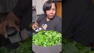 Cream spinach recipeshortsvideo utubeshorts spinach [upl. by Conlon19]